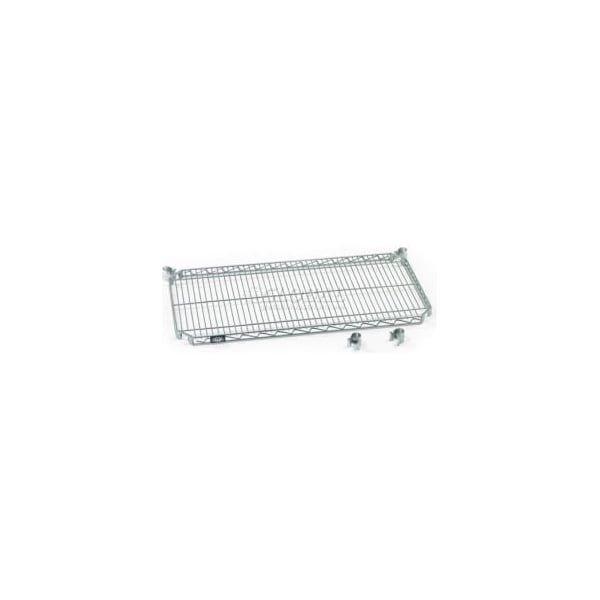 Global Equipment Nexel S1872AZ Poly-Z-Brite Quick Adjust Wire Shelf 72"W x 18"D 798280 - main